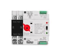 MTMXALBBR Interruttori selettori elettrici di trasferimento automatico ATS 220V monofase su guida DIN a doppia alimentazione, ininterrotta leisurely(125A)