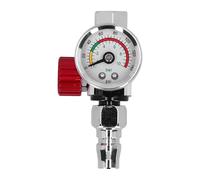 MTMXALBBR Regolatore di pressione dell'aria for vernice spray con filettatura G1/4in, valvola di regolazione, manometro 0-140 PSI, adattatore pneumatico leisurely