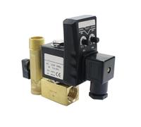 MTMXALBBR Valvola di scarico elettronica temporizzata da 1/2" for compressore d'aria, serbatoio del gas, valvole automatiche a 2 vie filtri e bombole leisurely