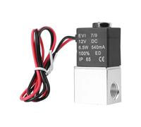 MTMXALBBR Valvola pneumatica normalmente chiusa a 2 vie da 12 V CC, solenoide elettrico in alluminio, aria leisurely
