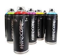 MTN Hardcore 2, vernice spray, set di 12 colori popolari per graffiti, street art, murale, 400 ml