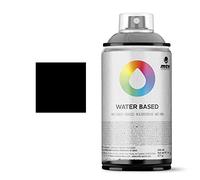 Mtn Montana Water Based 300 ml - R9011 Carbon Black - Black - Bomboletta Vernice Spray a Base d'acqua - ideale per diverse superfici dal vetro, al legno al metallo, al cemento, al polistirolo