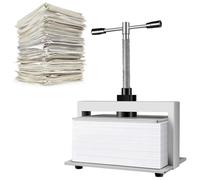 MTNBHH Pressa Manuale for Libri Resistente, Pressione di 3.306 libbre, 1.500 kg, Formato A3, Macchina for spianare la Carta in Acciaio, for Rilegatura di Libri, for Modellare fatture da Ufficio(A5)