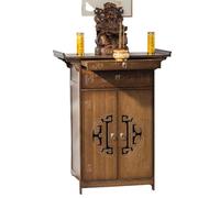 MTNBHH Tavolo da altare in bambù con cassetti portaoggetti, mobiletto for meditazione con pannello estraibile for arredamento della casa, santuari e pratica spirituale(82cm/32.3in)