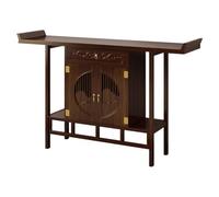 MTNBHH Tavolo da meditazione con mobiletto, tavolo da altare in legno for tempio domestico, nicchia del Buddha in stile cinese for preghiera, relax e attività spirituali(140cm)