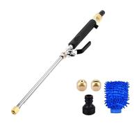 MTNBHH Ugello for idropulitrice Jetflux 2 in 1, ugello idrogetto ad Alta Potenza for Tubo da Giardino, Pulizia di vialetti, recinzioni, Piastrelle for Piscine e irrigazione del Giardino(Schwarz)