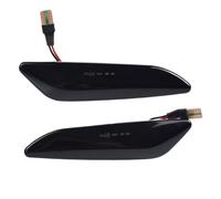 MTNDUYGV Luce Segnalazione Auto Per Lancia Per Ypsilon Per Delta 2011-2014 LED Luce Di Posizione Laterale Freccia Indicatore Di Direzione Ripetitore 60686517 Luci Indicatore(Dynamic Smoked)