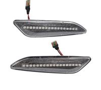 MTNDUYGV Luce Segnalazione Auto Per Lancia Per Ypsilon Per Delta 2011-2014 LED Luce Di Posizione Laterale Freccia Indicatore Di Direzione Ripetitore 60686517 Luci Indicatore(Dynamic Crystal)