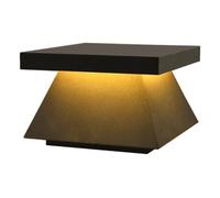 MTNROO Tappi Per Pali Personalizzati Per Esterni 1 Confezione Di Lampade A Colonna Con Sorgente Luminosa A LED Cablata Lampada Per Pilastro Porta Nera Vintage Apparecchio Di Illuminazione