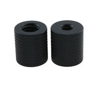 MTQY 2 pezzi accessorio treppiede parte di ricambio braccio articolato barile in alluminio treppiede dado di montaggio 1/4 femmina a 3/8 femmina treppiede testa dado per articolare braccio magico
