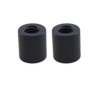 MTQY 2 pezzi accessorio treppiede parte di ricambio braccio articolato barile in alluminio treppiede dado di montaggio 1/4 femmina a 1/4 femmina treppiede testa dado per articolare braccio magico