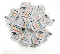 MTQY Kit da cucito individuale, confezione da 100 pezzi, semplice filo e ago per hotel, kit da cucito da viaggio