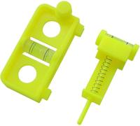 MTQY Set di livella per tiro con l'arco composto e livella per arco, colore: giallo