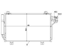MTR Condensatore Climatizzatore con Asciugatore per Mazda 3 6 Kombi BM BN