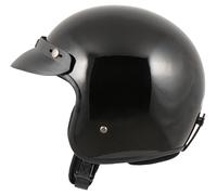 MTR Jet Fiber II Casco Jet unisex nero, taglia L