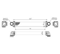 MTR Ladeluftkühler Intercooler LLK per Mercedes A-Klasse B-Klasse W169 W245