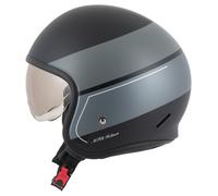 MTR RJ-1 Casco jet unisex nero, taglia XL