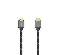 Hama Cavo HDMI 3 m HDMI Tipo A colore Nero, Grigio - 00205240