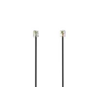 Cavo Modulare, Spina Maschio 6P4C - Spina Maschio 6P4C, 3 M, Nero