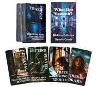 MTRoyaldia Spill The Beans Oracle Cards, Relationships Oracle Cards, Life Oracle Deck, Oracle Cards Deck per principianti, rivelando segreti, come imbrogliare, tradimento, odio