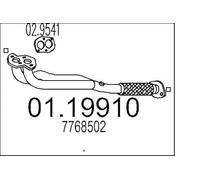 MTS 01.19910 Tubo gas scarico