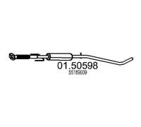 MTS 01.50598 Marmitta centrale per FIAT BRAVO II (198) STILO (192)