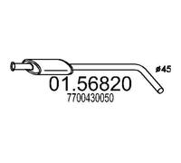MTS 01.56820 Marmitta centrale per RENAULT MEGANE I (BA0/1)