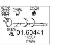 MTS 01.60441 Marmitta