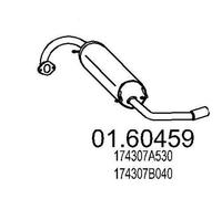 MTS 01.60459 Marmitta per TOYOTA RAV 4 I (SXA1) RAV 4 (SXA1)