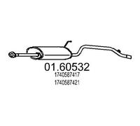 MTS 01.60532 Marmitta per DAIHATSU TERIOS (J1)