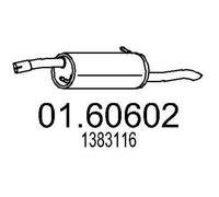 MTS 01.60602 Marmitta per FORD FUSION (JU)