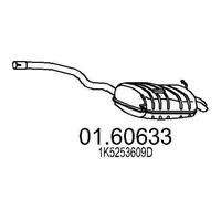 MTS 01.60633 Marmitta per SKODA Octavia II Combi (1Z5) OCTAVIA (1Z3)