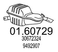 MTS 01.60729 Marmitta per VOLVO S60 I (384)