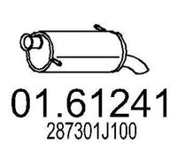 MTS 01.61241 Marmitta per HYUNDAI i20 (PB, PBT)