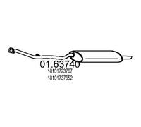 MTS 01.63740 Marmitta per BMW 3 Sedan (E36) 3 Coupe (E36) 3 Touring (E36)