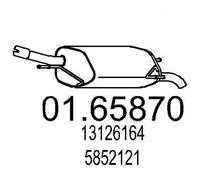 MTS 01.65870 Marmitta per OPEL Corsa C Hatchback (X01)