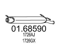 MTS 01.68590 Marmitta per CITROËN XSARA (N1) XSARA Coupe (N0)