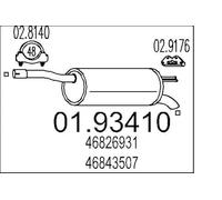 MTS 01.93410 Marmitta