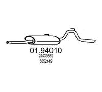 MTS 01.94010 Marmitta per OPEL AGILA (A) (H00)