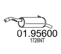 MTS 01.95600 Marmitta per CITROËN C3 I Hatchback (FC, FN) C2 Hatchback (JM)