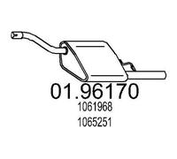 MTS 01.96170 Marmitta per FORD FOCUS Kombi (DNW) Focus Mk1 Kasten / Kombi (DNW)