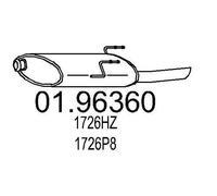 MTS 01.96360 Marmitta adatto per PEUGEOT 406 (8B) 406 Break (8E/F)