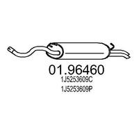MTS 01.96460 Marmitta per VW Bora Sedan (1J2) Bora Variant (1J6) Golf IV Variant