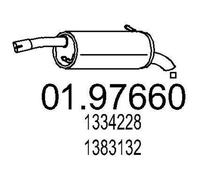 MTS 01.97660 Marmitta per FORD Fiesta Mk5 Schrägheck (JH1, JD1, JH3, JD3)