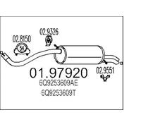 MTS Company 01.97920 - Silenziatore Posteriore