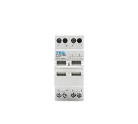 MTS Dual Power Trasferimento manuale Interruttore di isolamento Interruttore automatico di interblocco Interruttore di trasferimento automatico 2P 1 pz Protettori di dispersione a terra (Color : 2P,