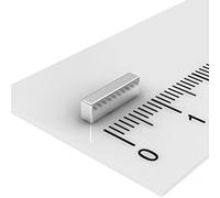 MTS Magnete - Magneti a parallelepipedo, al neodimio, 10 x 3 x 2 mm, N44H, fino a 120°, 20 pz