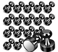 MTS Magnete - Magneti al neodimio, extra forti, 18 pezzi, per lavagne magnetiche, lavagne bianche, frigorifero, mini magneti per decorazione di ufficio, carte e cucina