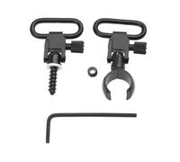 Mtsooning Leva Azione Fucile Sling Mount Kit,1" QD Sling Swivels | Accessori per montaggio a tracolla per softair, con canna singola, diametro del tubo da 1,638 cm a 1,676 cm