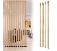 MTSYXYM 4 PCS Divisorio per Ambienti,Palo divisorio per Ambienti,Bordi e Angoli Lisci, Materiale in Alluminio Spesso, Non necessita di Foratura, per L'Ufficio Interno del Ristorante.(215cm)